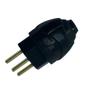 Imagem de Kit 10 Plugue Pino Macho Preto 2p+t 10A Nbr Com Inmetro