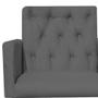 Imagem de Kit 10 Poltrona Cadeira Nina Captone Decorativa Recepção Sala De Estar material sintético Cinza - KDAcanto Móveis