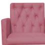 Imagem de Kit 10 Poltrona Cadeira Nina Captone Decorativa Recepção Sala De Estar Suede Rose Gold - KDAcanto Móveis