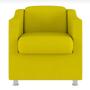 Imagem de Kit 10 Poltronas Decorativa Bia Suede Amarelo - TWdecora