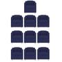 Imagem de Kit 10 Poltronas Decorativa Tilla Suede Azul Marinho - TWdecora