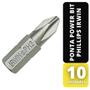 Imagem de Kit 10 Ponta Power Bit Phillips 49mm x 1/4" x 2-IRWIN