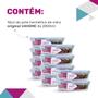 Imagem de Kit 10 Potes de Vidro Retangular com Tampa Hermética 2800ml