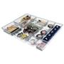 Imagem de Kit 10 Potes Organizadores Multiuso Gavetas Modular Acrimet
