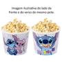 Imagem de Kit 10 Potes para Pipoca Balde Stitch Lembrancinha Festa