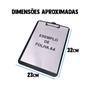Imagem de Kit 10 Prancheta A4 Black Officio Stalo com Prendedor para escrever com giz e giz liquido