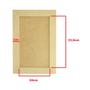 Imagem de Kit 10 Quadro Retangular com Moldura e Fundo Removível 30x40 Mdf 6mm Madeira
