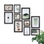 Imagem de Kit 10 Quadros Decorativos Com Moldura Boho Deserto