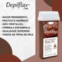 Imagem de Kit 10 Refil Ceras Depiladora Refil Roll On Depilação Depilflax Chocolate 100g