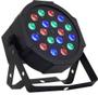 Imagem de Kit 10 Refletor Led Par 64 Rgb 18 Leds De 1w Digital, Strobo