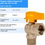 Imagem de Kit 10 Registro Esfera ANGULAR 1/2 NPT x 1/2 NPTF