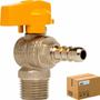 Imagem de Kit 10 Registro Esfera ANGULAR 1/2 NPT x 3/8 BM