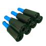 Imagem de kit 10 rolo filme stretch preto embala tudo com cabo 10mm 200metros