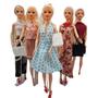 Imagem de kit 10 roupas roupinhas look conjuntos para boneca barbie