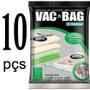 Imagem de Kit 10 Saco Vácuo Extra Grande Organizador Vac Bag 80 X 100