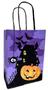 Imagem de Kit 10 Sacolas Para Doces Halloween Tamanho 13,5X8X19