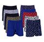 Imagem de Kit/10 Samba Canção De Liganete Cueca Short Malha Fria Pijama Masculino Roupa De Dormir Pijama