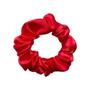 Imagem de Kit 10 Scrunchies de Cetim Vermelho Natalina