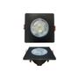 Imagem de Kit 10 Spot de Led 5w Embutir Preto Supimpa Quadrado Bivolt Avant