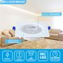 Imagem de Kit 10 Spot De Led Embutir 6w Quadrado Luminária Teto Dicróica Gesso Forro Sanca Bivolt 110v/220v