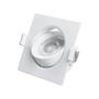 Imagem de Kit 10 Spot Led Embutir 5w Quadrado 3000k Branco Quente Bivolt