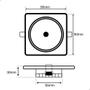 Imagem de Kit 10 Spot Led Embutir Quadrado 5W Bivolt 6500k Branco Frio