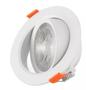 Imagem de Kit 10 Spot Redondo Led-5w Direcionável Embutir-BRANCO FRIO