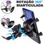 Imagem de Kit 10 Suportes Celular Moto Com Carregador Universal Usb Garra X M6S