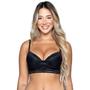 Imagem de Kit 10 Sutiãs Lingerie Bella Fiore Modas Com Bojo Renda e Elástico Roupa Íntima