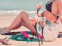 Imagem de Kit 10 Taças Beach 210ml Laranja Boccatti Espumante na Areia