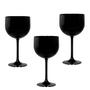 Imagem de Kit 10 taças de Gin 600ml Acrílico/Plástico Preto