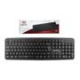 Imagem de Kit 10 Teclados Com Fio 2.0 Usb 110 Tecla Ergonômico Atacado