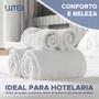 Imagem de Kit 10 Toalhas de Banho Profissional Deluxe Appel Hotelaria Hotel Pousada Lavagem Industrial 68x140