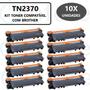 Imagem de KIT 10 Toner Compatível com TN2370 TN2340 TN660 Para L2320D L2520 2360DW 2740Dw HLL2320D HLL2360DW