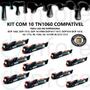 Imagem de KIT 10 Toner Para Hl-1112 Hl-1202 Hl-1212w HL1110 HL1118 DCP1602  Tn1060 Compatível