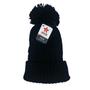 Imagem de Kit 10 Toucas De Inverno Pompom Preta Gorro Lã Tricot Frio