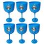 Imagem de Kit 10 Un Taça Copo Gin Drinks Coquetéis Bebidas 580ml Festa Time Grêmio Azul Oficial