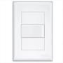 Imagem de Kit 10 Unid. Conjunto 4x2 Interruptor 1 Tecla Simples Modular Evidence - Fame