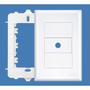 Imagem de Kit 10 Unid. Placa 4x2 + Suporte Com 1 Furo Evidence - Fame