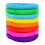 Imagem de Kit 10 unidades POP TUBE 14cm Tubo Fidget Toy Sensorial Descompressão Anti Stress