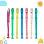 Imagem de Kit 10 Viola Infantil 10 Pandeiro 10 Flauta Brinquedo Instrumentos Musicais Violão Pandeirinho Flautinha