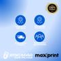 Imagem de Kit 100 Baterias CR2016 Lithium 3V Super Maxprint Botão Moeda Relógio - 20 Cartelas C 5 Unid