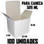 Imagem de Kit 100 Caixinhas Para Caneca / Xícara 325ml 9cm x 11cm x 10cm Pré Montadas