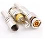 Imagem de Kit 100 Conector Plug Bnc Gold Macho Mola Parafuso Camera