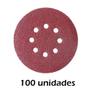 Imagem de Kit 100 Disco de lixa pluma vermelho 150mm Grão 150 Starfer