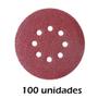 Imagem de Kit 100 Disco de lixa pluma vermelho 150mm Grão 220 Starfer