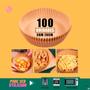 Imagem de Kit 100 Forros Papel P/ Fritadeira Elétrica Filtro Air Fryer