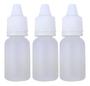 Imagem de Kit 100 Frascos Plásticos Conta Gotas 10ml Natural