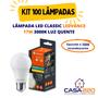 Imagem de Kit 100 Lâmpadas Led 17W E27 3.000K Luz Quente Bivolt Ledvance