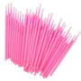 Imagem de Kit 100 Microbrush Extensão de Cilios + 100 Escovinha Com Glitter Aplicador Henna Sobrancelha